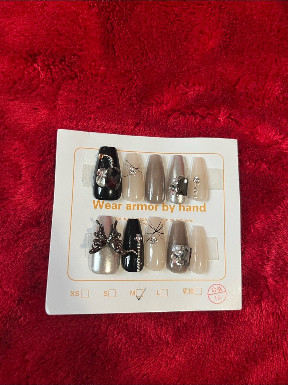 Handmade Acrylic Press-On Nail Set